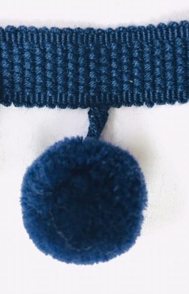 Luxe Pom Pom Swatch Colour: Navy