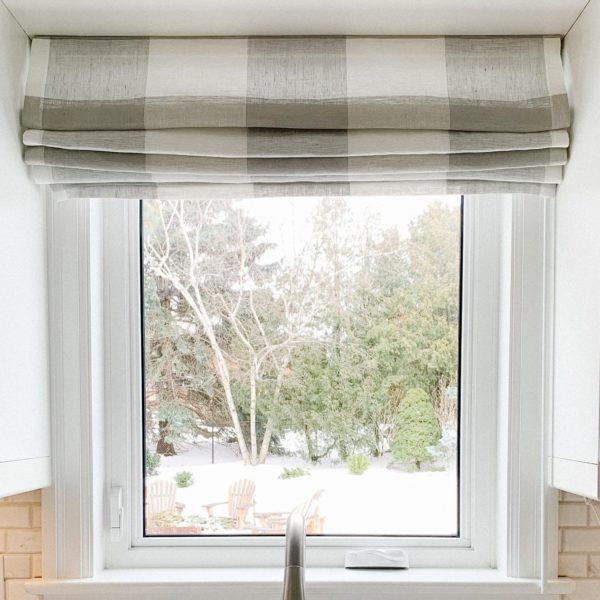 Buffalo Check Roman Shades